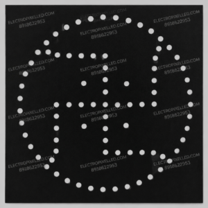 1ft x 1ft Swastik with Circle ~100 Holes